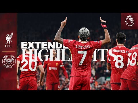 Extended Highlights: Liverpool 2-0 Brentford | Luis Diaz & Mo Salah at Anfield