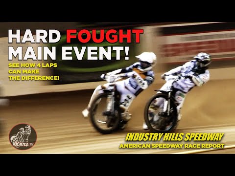Hard Fought Main Event! See Why 4 Laps can make a difference! - dirt track racing video image
