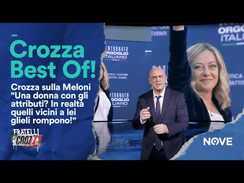 Crozza sulla Meloni "Una donna con gli attributi? In realtà quelli vicini a lei glieli rompono!"