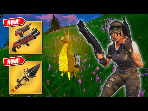 アプデで新武器きた！！『ロケットドリル』で資材掘り最速！？【フォートナイト/Fortnite】