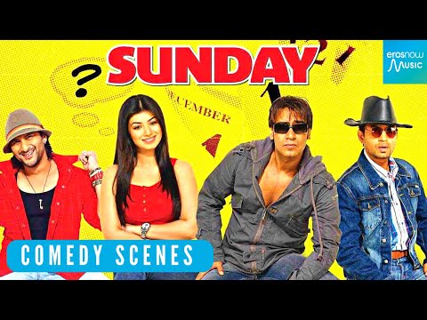 संडे फिल्म बेस्ट कॉमेडी सीन्स  | Irrfan Khan | Arshad Warsi | Irrfan Khan |  Sunday | Comedy Scenes