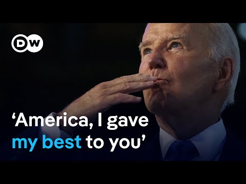 US President Biden gives emotional "farewell" speech | DW News