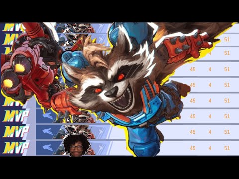 This is the BEST Rocket Raccoon you'll EVER see | 45 Elims 14000 Damage
