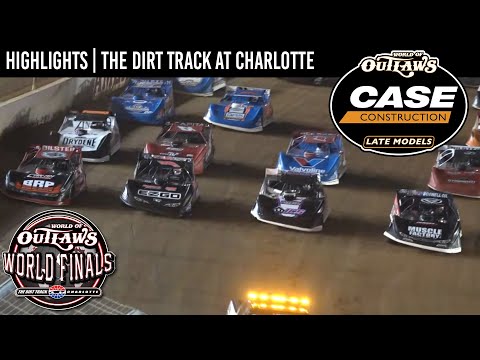 World of Outlaws CASE Late Models | The Dirt Track at Charlotte | November 2, 2023 | HIGHLIGHTS - dirt track racing video image