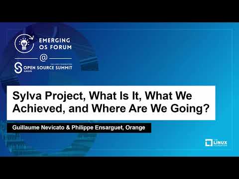 Sylva Project, What Is It, What We Achieved, and Where ... - Guillaume Nevicato & Philippe Ensarguet