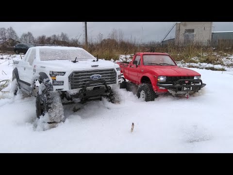 Сравнительный тест-драйв FORD и TOYOTA (MST CFX-W vs RC4WD TF2) - UCX2-frpuBe3e99K7lDQxT7Q