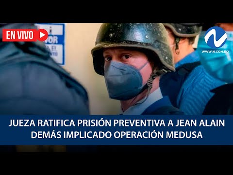 EN VIVO: Jueza ratifica prisión preventiva a Jean Alain demás implicado Operación Medusa