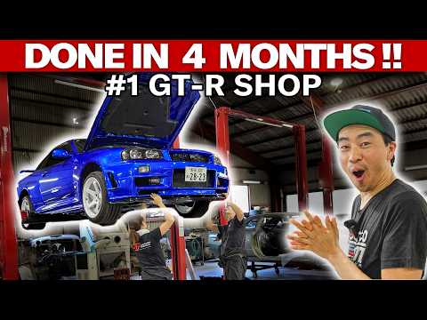 R34 GTR Restoration at Garage Isida: A Bayside Blue Beauty