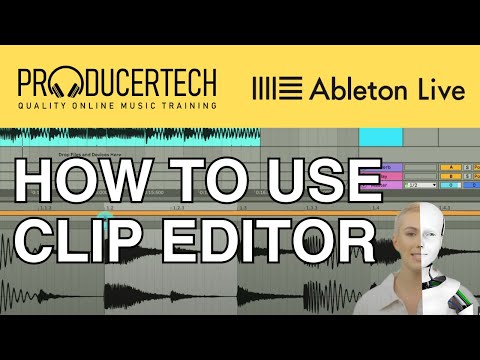 How to use Clip Editor on Ableton Live 11 With An A.I. Music Tutor