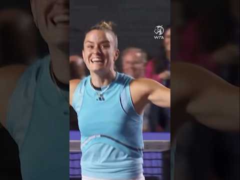 Maria Sakkari claims her first-ever WTA 1000 level title 🏆 #shorts #wta #tennis