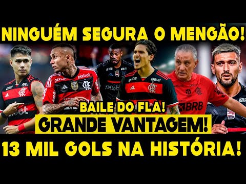 NINGUÉM SEGURA O MENGÃO! MAIS UM BAILE DO FLA! GRANDE VANTAGEM NA FINAL!