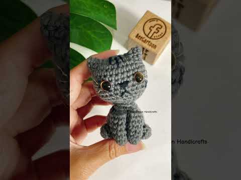 Cat crochet #crochet #crochetcrosai #diy #tutorialamigurumicompleto #handmade