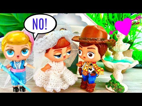 LOL Surprise Doll Bo Peep Stops Woody from Marrying Gabby Gabby - UC5qTA7teA2RqHF-yeEYYANw
