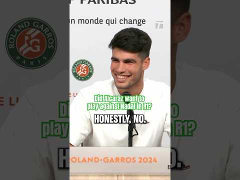 Well at least he was honest 😅 #rolandgarros #rafaelnadal