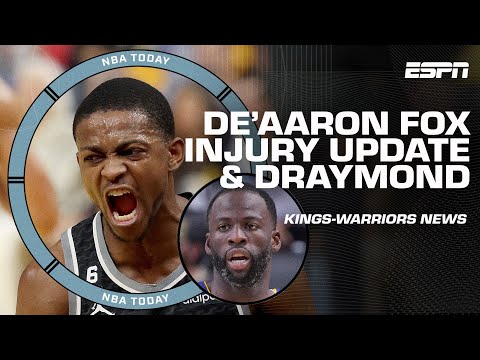 Breaking: De'Aaron Fox fractures finger + Draymond Green OFF THE BENCH is working?  | NBA Today video clip