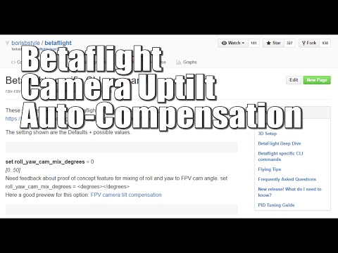 Betaflight Camera Uptilt Compensation - UCX3eufnI7A2I7IkKHZn8KSQ