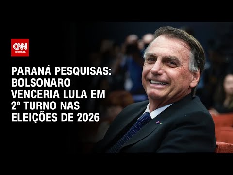 ​Bolsonaro venceria Lula em 2º turno nas eleições de 2026, diz pesquisa | BASTIDORES CNN