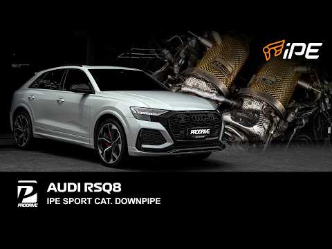 Audi RS Q8 V8 x IPE Innotech Sport CAT Downpipe +ใบหลัง Akrapovic