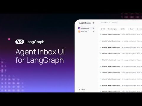 Open Source Agent Inbox for LangGraph