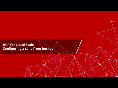 Synchronize a Hitachi Content Platform for Cloud Scale Bucket from an External Service