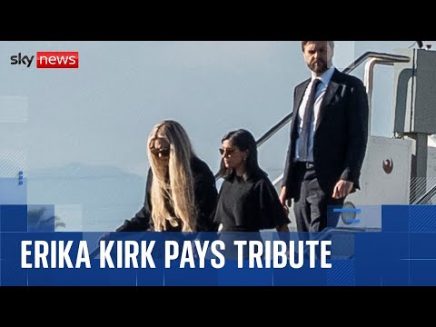 Charlie Kirk's widow pays tribute to 'perfect' husband