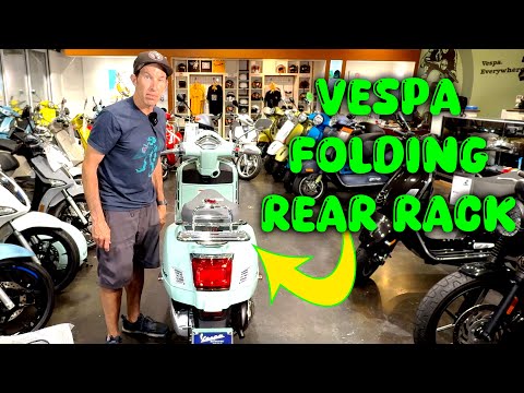 How to Install the Original Vespa Folding Rear Rack on a GTS 310