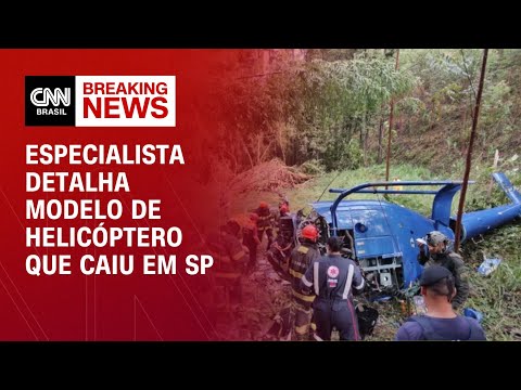 Especialista detalha modelo de helicóptero que caiu em SP | LIVE CNN