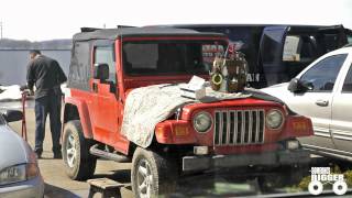 Replacing a Windshield on a 2006 Jeep Wrangler TJ - YouTube