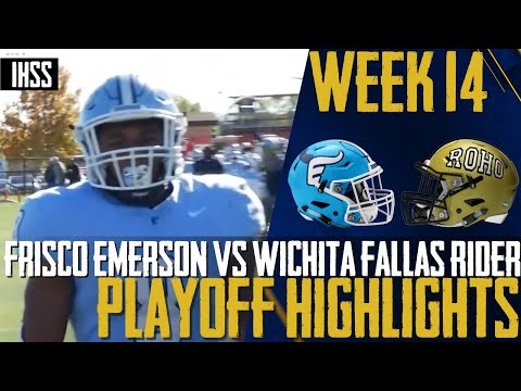 Frisco Emerson vs Wichita Fallas Rider – 2023 Week 14 Football Highlights