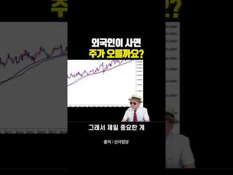 외국인이 사면 <strong>주가</strong> 오를까요?