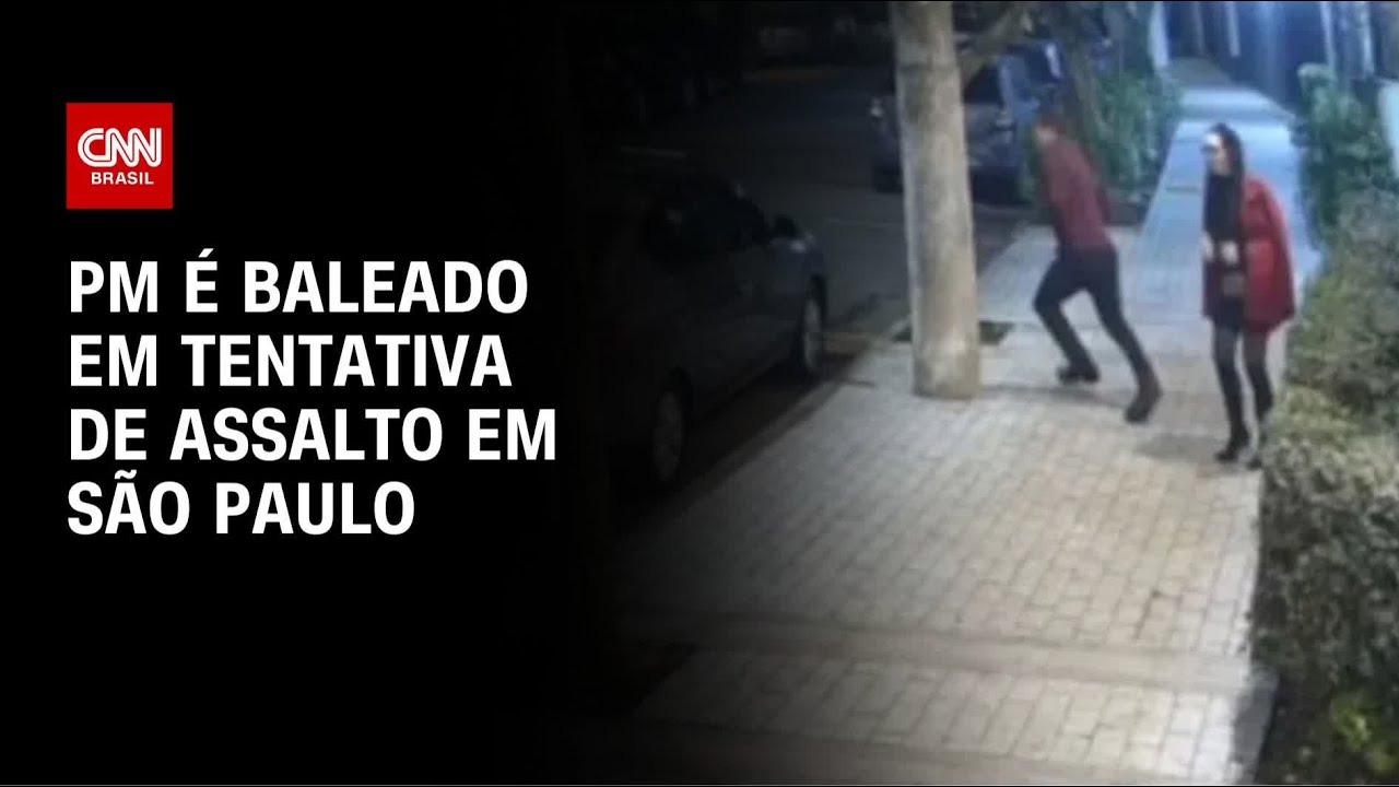 PM é baleado em tentativa de assalto na zona Oeste de São Paulo | LIVE CNN