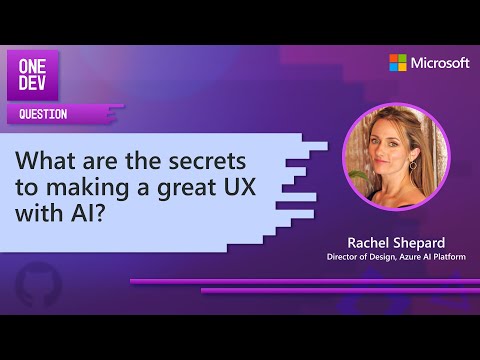 What are the secrets to making a great UX with AI?