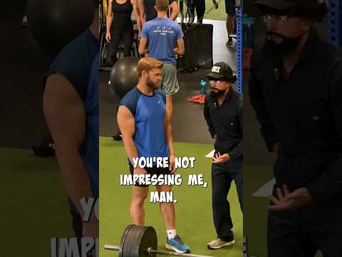He wasn't impressed. #gym #prank #fail
