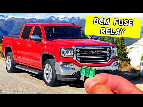 GMC SIERRA BCM BODY CONTROL MODULE FUSE LOCATION REPLACEMENT 2014 2015 2016 2017 2018 2019