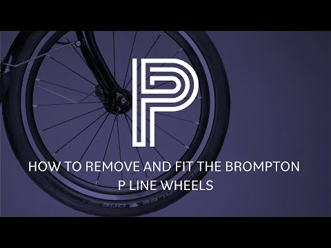 How to remove and fit the P Line wheels.