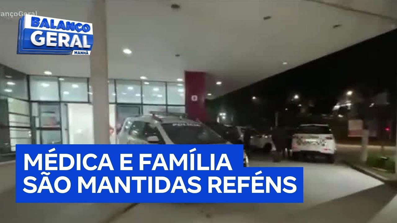 Suspeito mantém esposa, filha e médica reféns em hospital de Mauá (SP) por 3 horas
