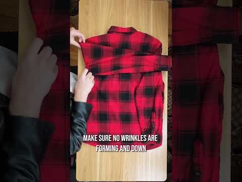How to Fold Collared Shirts Without Wrinkles (Perfect for Travel!)