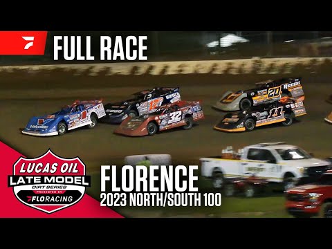 FULL RACE: 2023 North/South 100 | Lucas Oil Late Model Dirt Series at Florence Speedway - dirt track racing video image