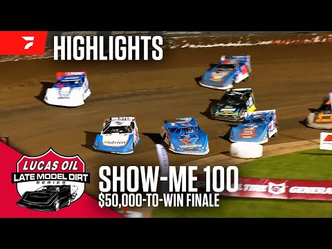 $50,000-To-Win Finale | Lucas Oil Show-Me 100 at Lucas Oil Speedway 5/25/24 | Highlights - dirt track racing video image