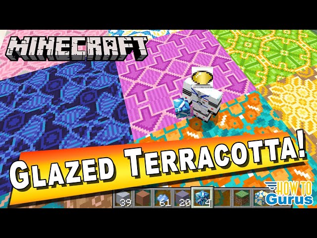 How to Make Glazed Terracotta Patterns in Minecraft