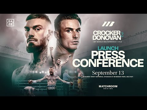Lewis Crocker Vs Paddy Donovan 2: Rematch Launch Press Conference