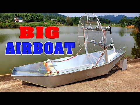 How to make a Big Airboat Using v8 775 Motor - UCFwdmgEXDNlEX8AzDYWXQEg