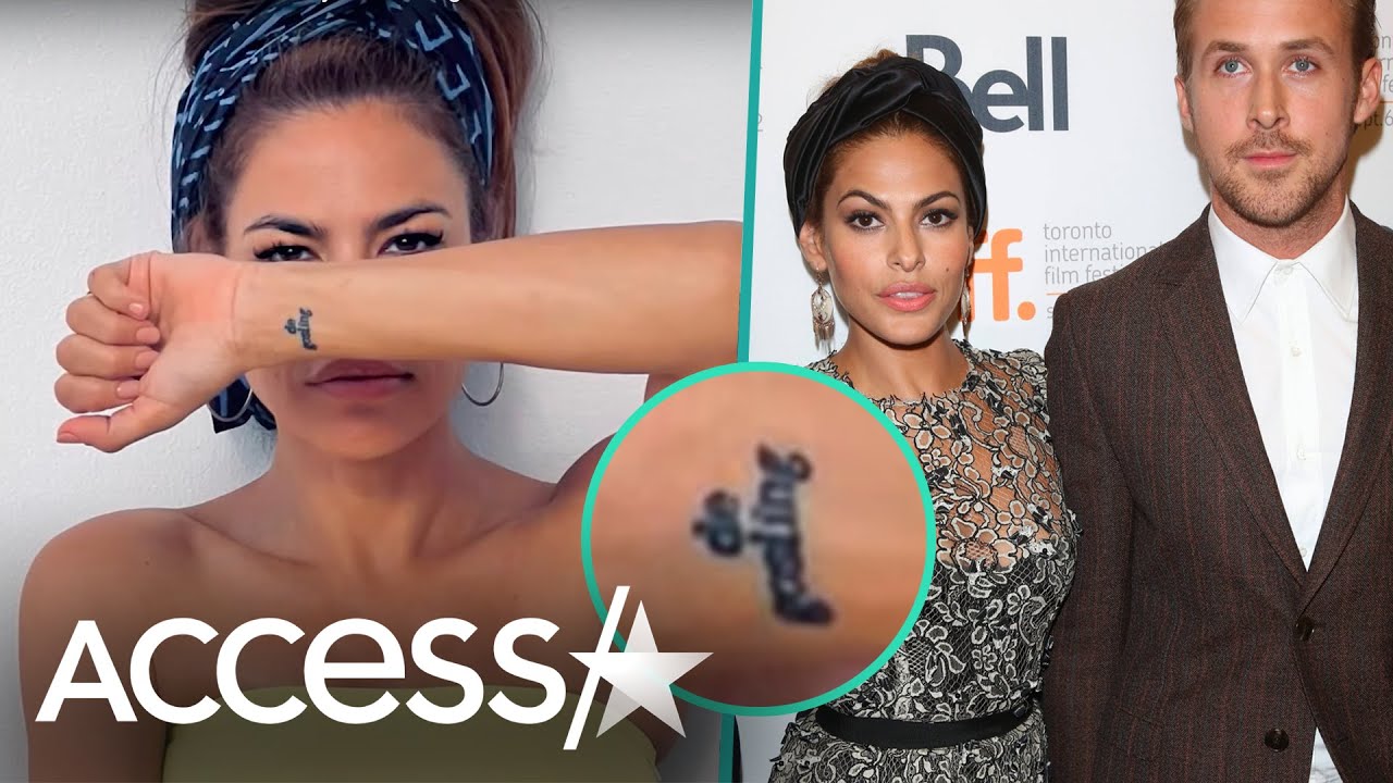 Eva Mendes’ Tattoo May Hint That She’s Married To Ryan Gosling