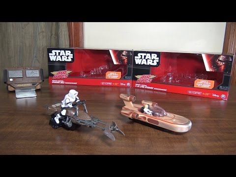 Air Hogs - Star Wars Speeder Bike & X-34 Land Speeder - Review and Run - UCe7miXM-dRJs9nqaJ_7-Qww