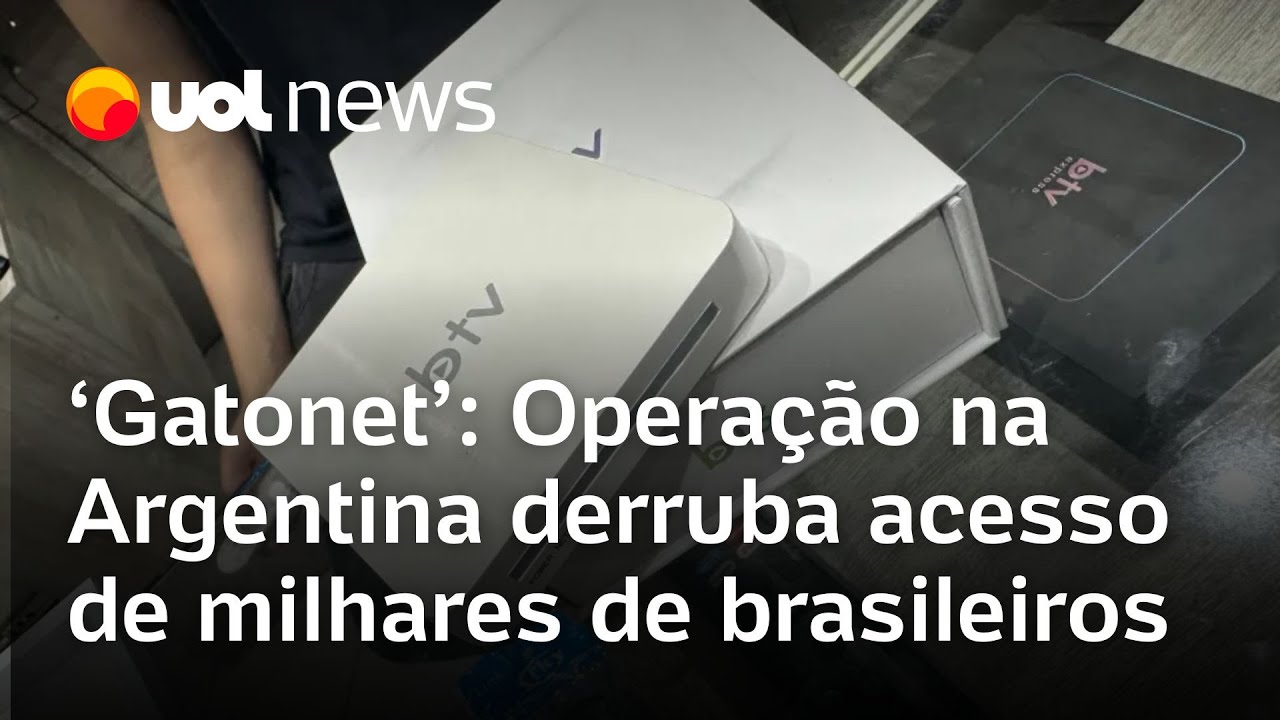 Operação contra pirataria na Argentina derruba acesso de milhares de brasileiros a gatonet