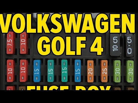 Dove si trovano i fusibili della Volkswagen Golf 4?