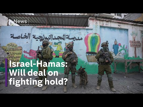 Israel-Hamas war: mass burials in Gaza as pause in fighting set to begin