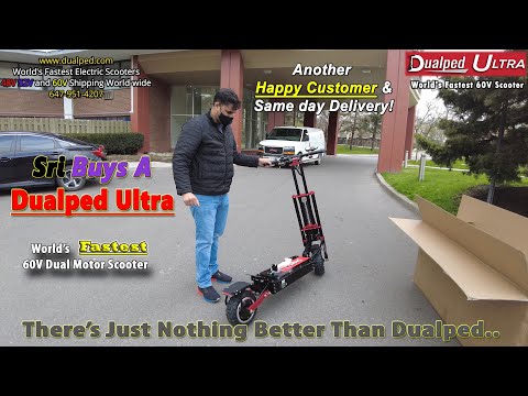 Sri Buys A Dualped Ultra World's Fastest 60V Scooter Just 2 days After test Riding it!