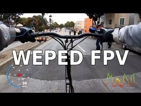 WEPED GT50E Raw FPV | Electric Scooter Ride Footage in 4k60fps