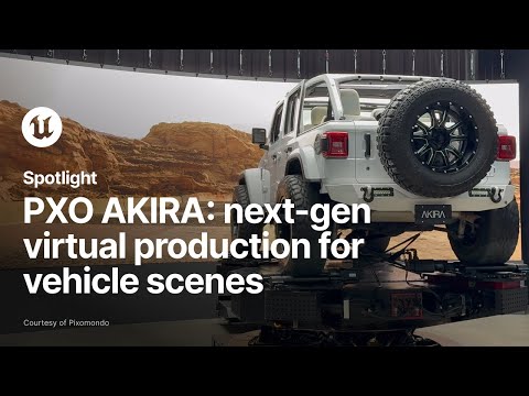 PXO AKIRA: pioneering virtual production for vehicle scenes | Spotlight | Unreal Engine